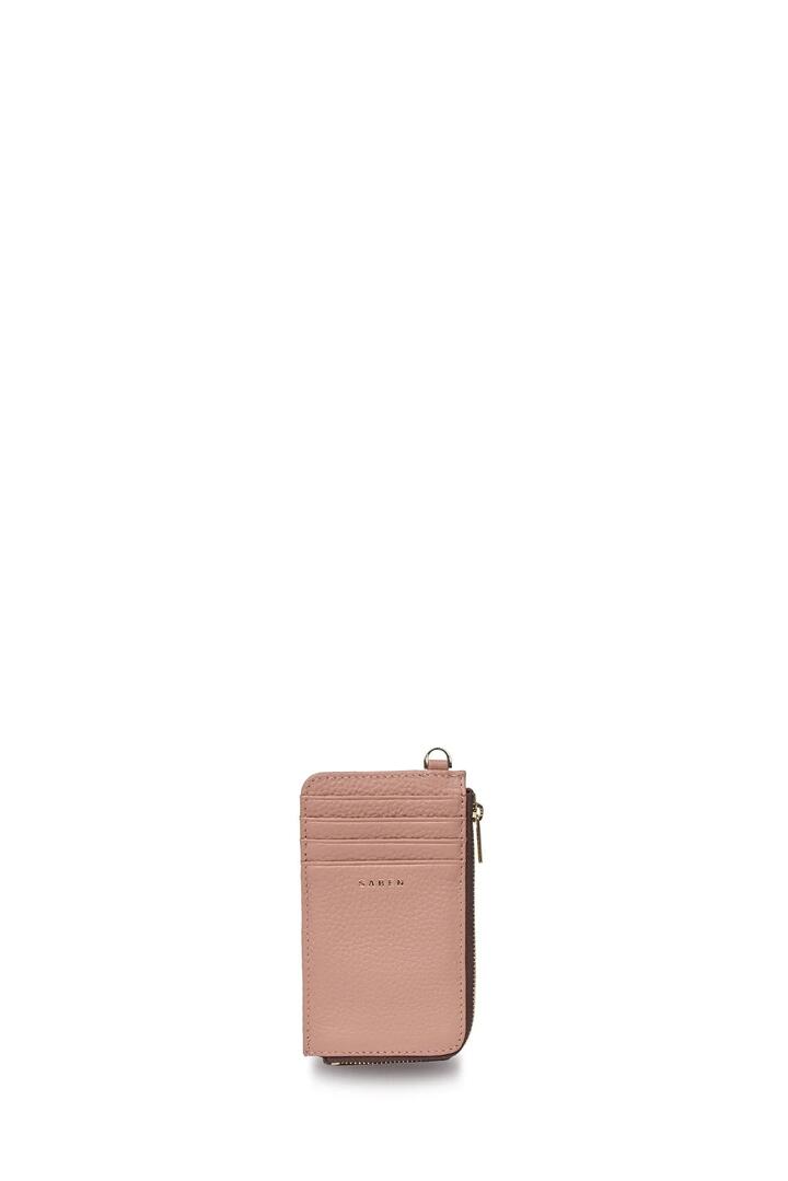 Image of Wallets & Money Clips. Product name - Winona Rosewater Card Holder in Rosewater colour by brand - Saben