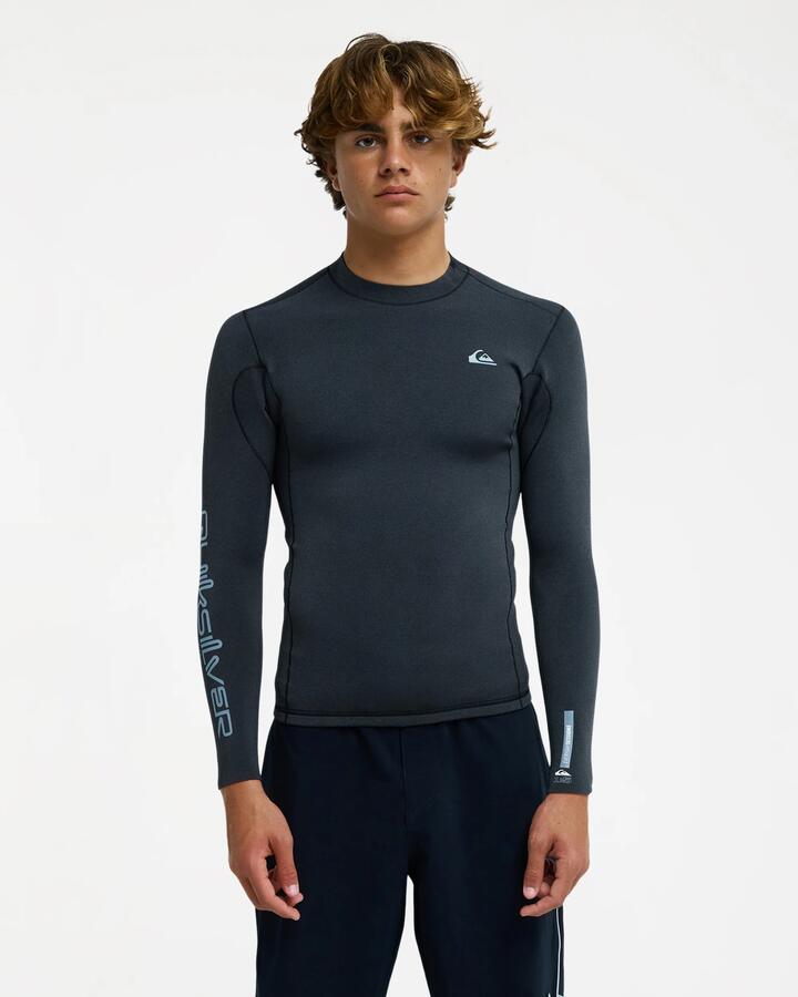 Image of Wetsuits. Product name - Quiksilver Mens Everyday Sessions 1.5 Wetsuit Black Heather in Black Heather colour by brand - Quiksilver