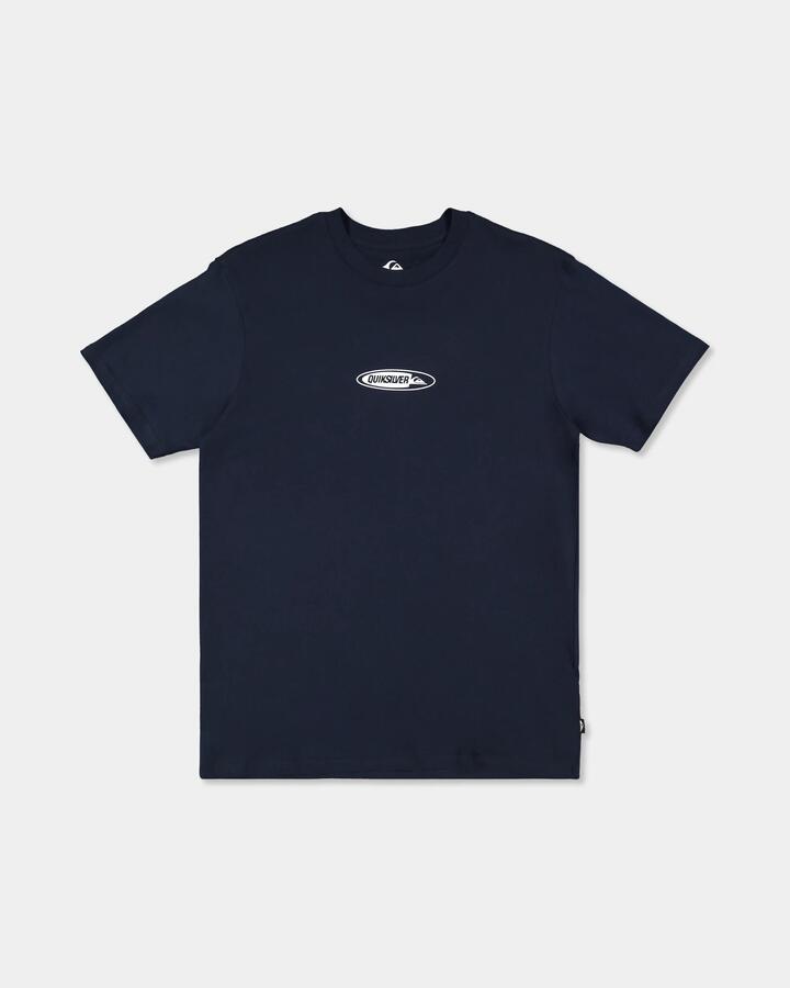 Image of T-Shirts. Product name - Quiksilver Mens Disk T-Shirt Dark Navy in Dark Navy colour by brand - Quiksilver