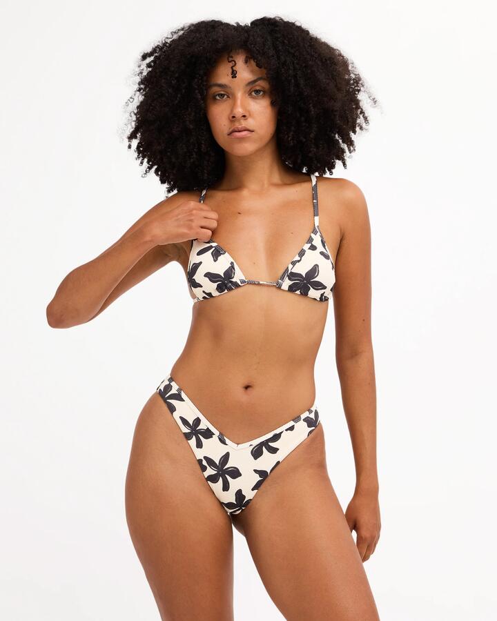 Image of Swimwear. Product name - Billabong Womens Dusk To Dawn Mini Slide Tri Bikini Trop Salt Crystal in Salt Crystal colour by brand - Billabong