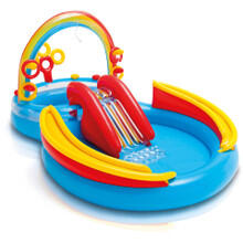 Image of Rings. Product name - Intex Rainbow Ring Play Centre in colour by brand - Intex
