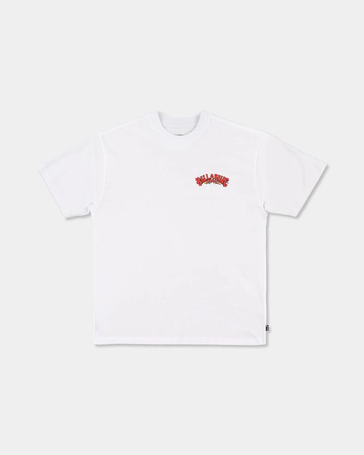 Image of T-Shirts. Product name - Billabong Mens East Coast T-Shirt White in White colour by brand - Billabong