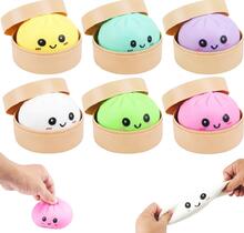 Image of Toys. Product name - Gaint Squishy Dumpling Pastel in colour by brand - Toymate