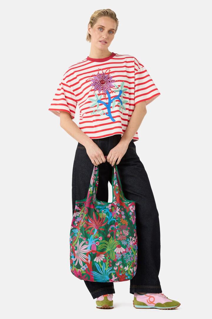 Image of Bags. Product name - Wild Garden Shopper Tote in Print colour by brand - Gorman