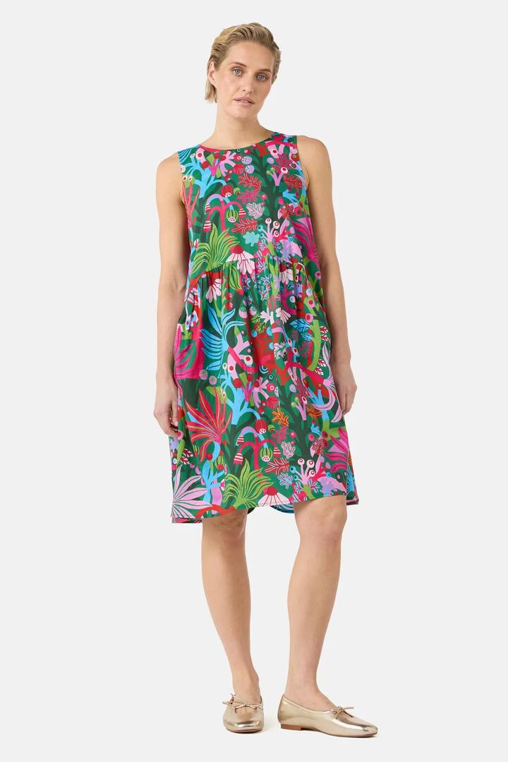 Image of Dresses. Product name - Wild Garden Dahlia Dress in Print colour by brand - Gorman