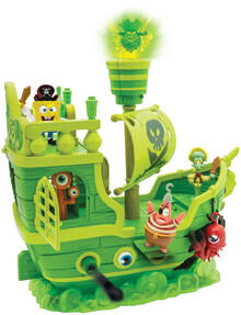 Image of Toys. Product name - Spongebob Squarepants Movie Flying Dutchman Ship in colour by brand - Toymate