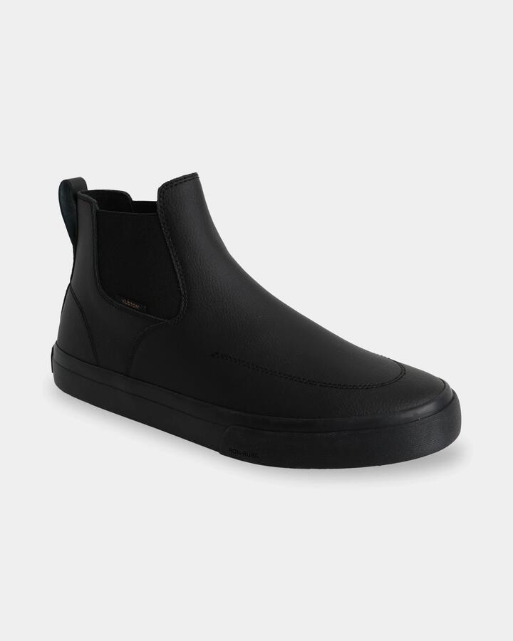 Image of Sneakers. Product name - Kustom Mens Jimmy 2.0 Sneakers All Black in All Black colour by brand - Kustom