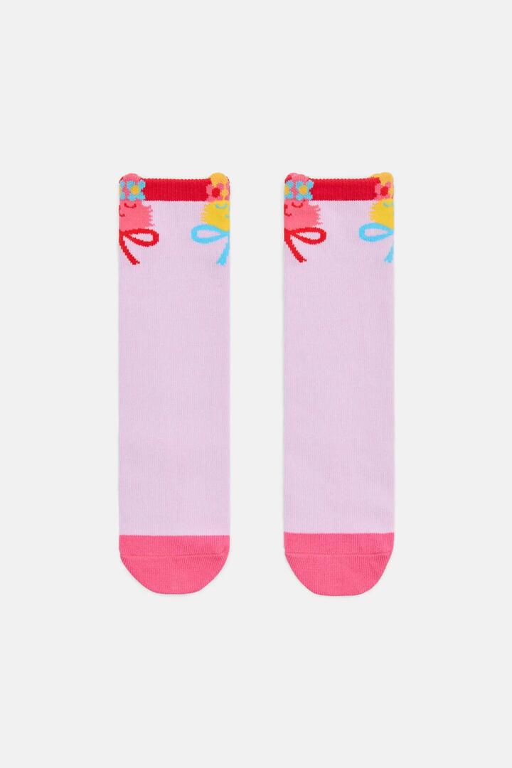 Image of Socks. Product name - Pretty Cat Kids Sock in Multi colour by brand - Gorman