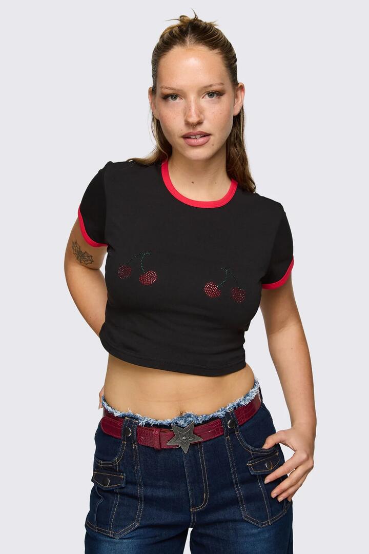 Image of Belts. Product name - Star Buckle Belt in Dark Red colour by brand - Dangerfield