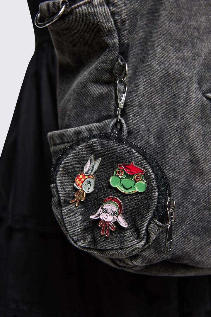 Image of Jewelry. Product name - Bonnet Cutie Pin Set in Multi colour by brand - Dangerfield