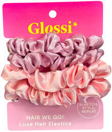 Image of Toys. Product name - Glossi 4 Pack Hair Elastics Pink in colour by brand - Toymate