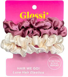 Image of Toys. Product name - Glossi 4 Pack Hair Elastics Beige in colour by brand - Toymate
