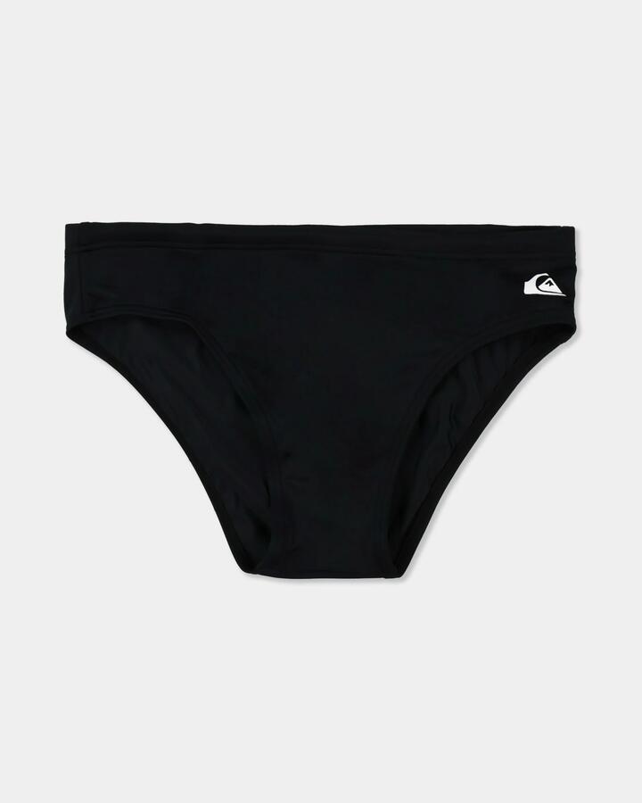 Image of Lingerie. Product name - Quiksilver Boys 8-16 Core Swim Brief Black in Black colour by brand - Quiksilver