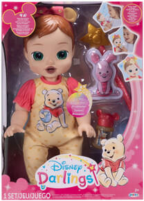 Image of Action Figures. Product name - Disney Darlings Deluxe Feature Winnie the Pooh Doll in colour by brand - Toymate