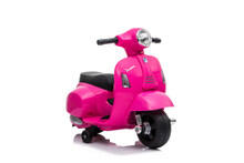 Image of Toy Cars. Product name - Vespa Scooter 6V Ride On Pink in colour by brand - Toymate