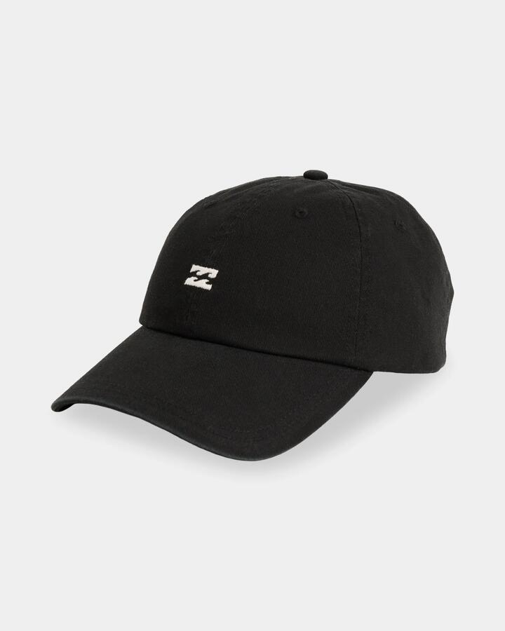 Image of Hats. Product name - Billabong Womens Wave Essentials Cap Black in Black colour by brand - Billabong