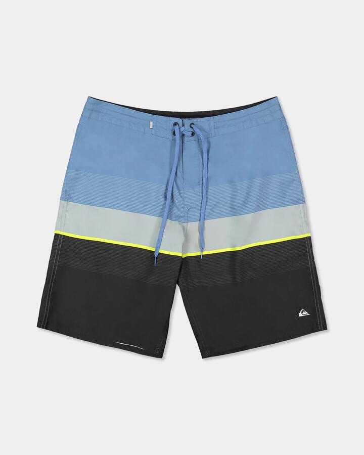 Image of Swimwear. Product name - Quiksilver Mens Everyday Padang Beach 20" Boardshorts Quiet Harbor Padang Stripe in Quiet Harbor Padang Stripe colour by brand - Quiksilver