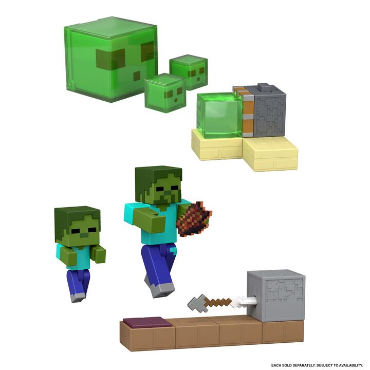 Image of Toys. Product name - Minecraft Redstone Charged Action Figure & Mechanism Sets, 3.25-inch Scale Toys (Characters May Vary) in colour by brand - Minecraft
