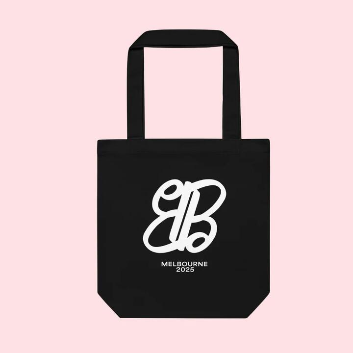 Image of Dolls. Product name - Barbie Signature Limited Edition Cotton Tote Bag Black in colour by brand - Barbie
