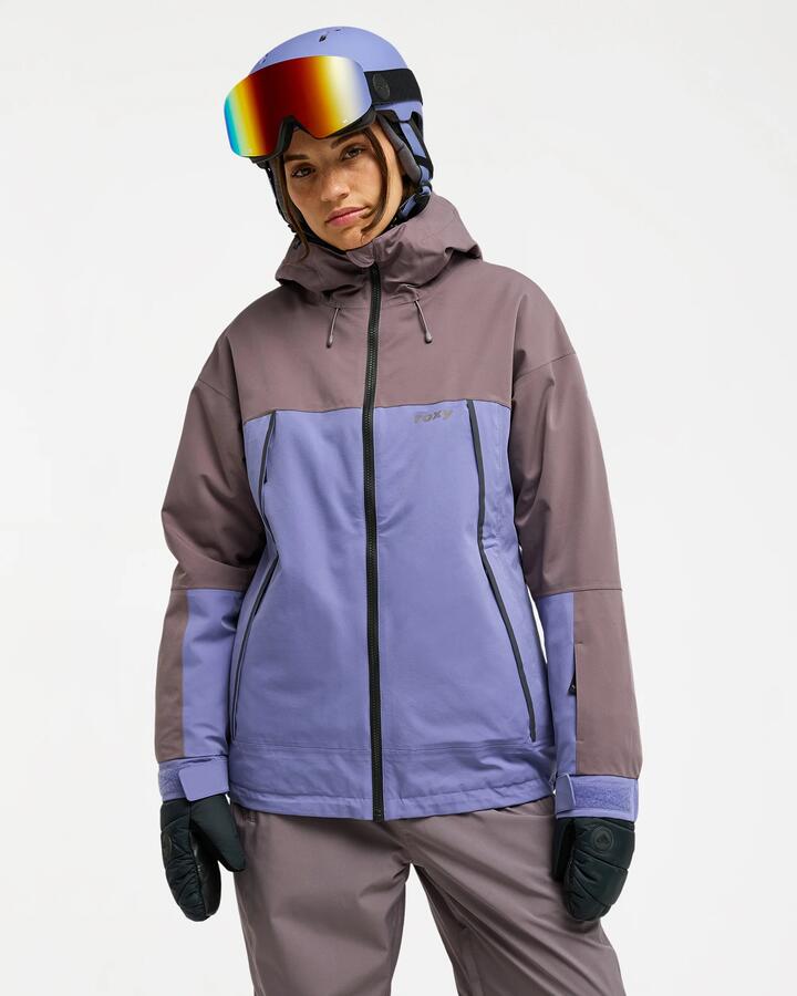 Image of Coats & Jackets. Product name - Roxy Womens 20K Ice Bounded Snow Jacket Shark in Shark colour by brand - Roxy