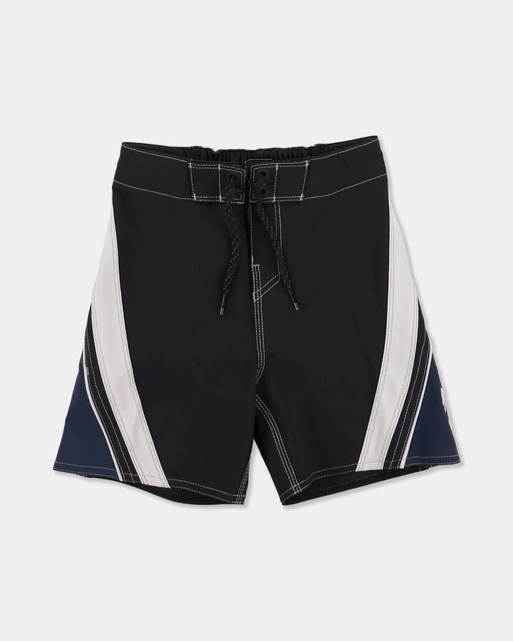 Image of Swimwear. Product name - Billabong Boys 2-7 Fluid 2K 13" Boardshorts Phantom in Phantom colour by brand - Billabong