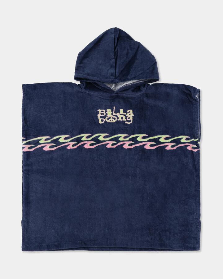 Image of Towels. Product name - Billabong Boys 2-7 Groms Hooded Towel Real Teal in Real Teal colour by brand - Billabong