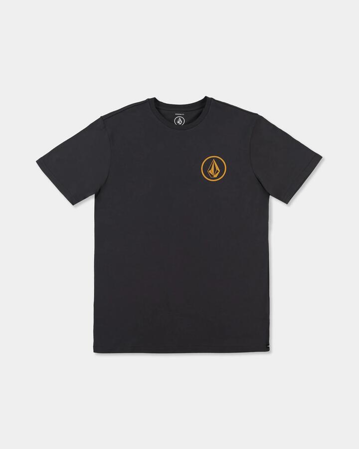 Image of T-Shirts. Product name - Volcom Mens Mfo Mini Circlestone T-Shirt Navy in Navy colour by brand - Volcom