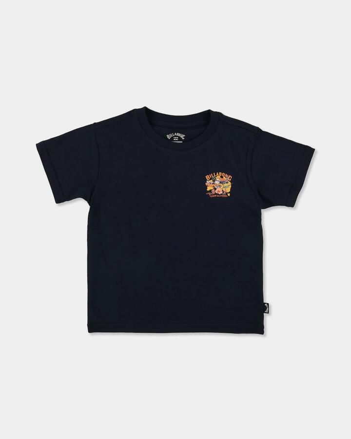 Image of T-Shirts. Product name - Billabong Boys 2-7 Groms Aus Map T-Shirt Navy in Navy colour by brand - Billabong