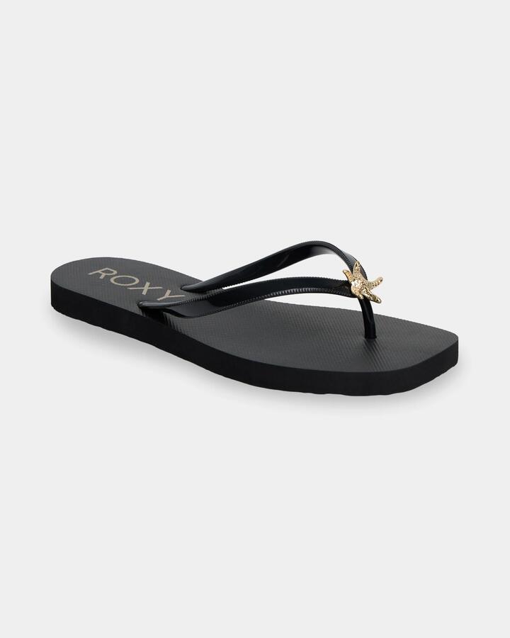 Image of Sandals. Product name - Surf Dive 'n Ski Womens Sea Star Sandals Black in Black colour by brand - Surf Dive 'n Ski