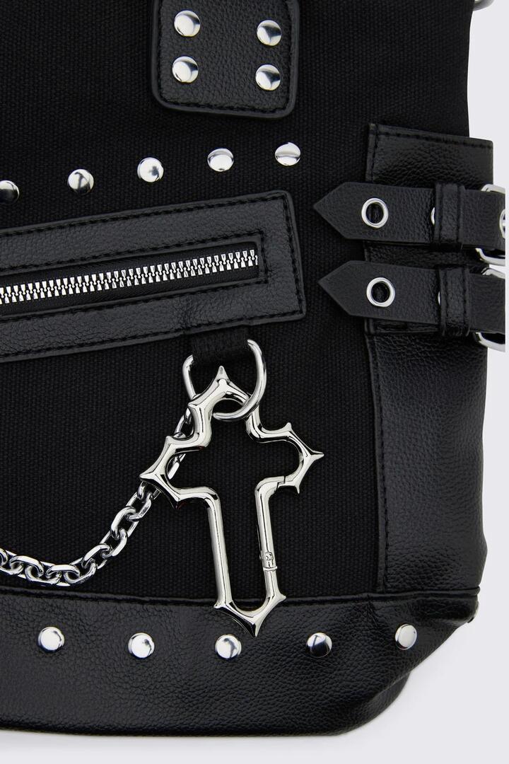 Image of Jewelry. Product name - Cross Carabiner in Silver colour by brand - Dangerfield