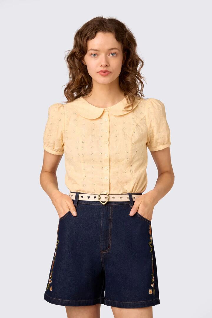 Image of Belts. Product name - Cream Heart To Heart Belt in Cream colour by brand - Princess Highway