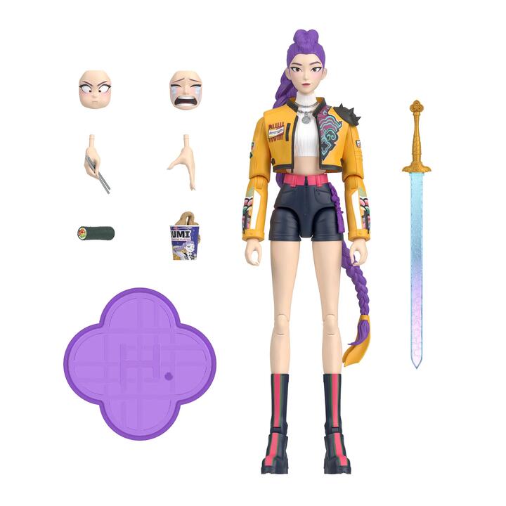 Image of Action Figures. Product name - Mattel Creations KPop Demon Hunters Rumi Action Figure in colour by brand - Mattel Creations