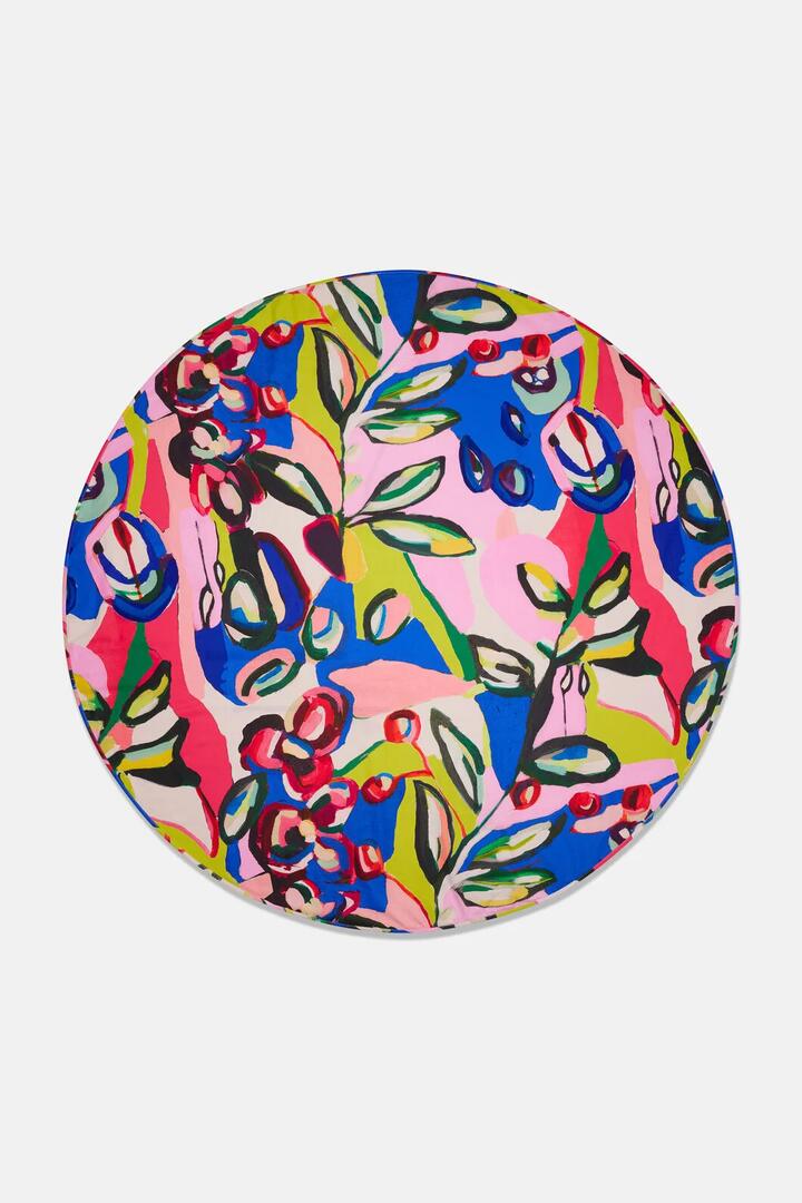 Image of Kitchen & Dining. Product name - Summer Vibes Table Cloth Round in Print colour by brand - Gorman