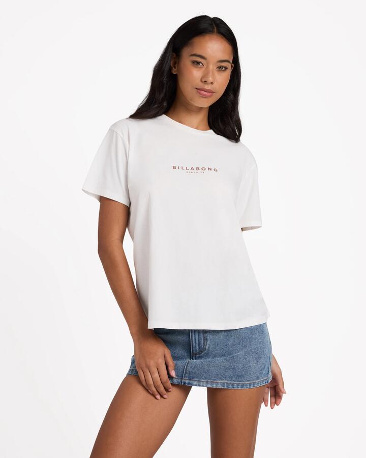Image of T-Shirts. Product name - Billabong Womens Pacific T-Shirt Salt Crystal in Salt Crystal colour by brand - Billabong