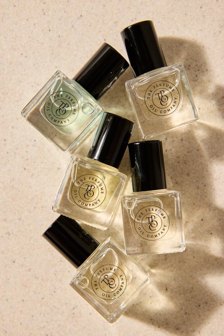 Image of Perfumes & Colognes. Product name - Roll On Floral 5 Pack Collection 5ml Perfume Oil in Floral colour by brand - The Perfume Oil Company