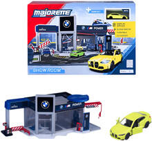 Image of Toy Playsets. Product name - Majorette 1:64 BMW Showroom Set w/BMW Vehicle in colour by brand - Toymate