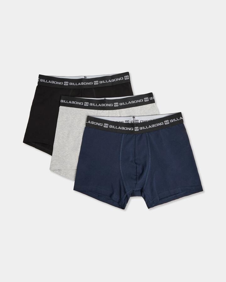 Image of Accessories. Product name - Billabong Mens Billabong 3 Pack Briefs Multi in Multi colour by brand - Billabong