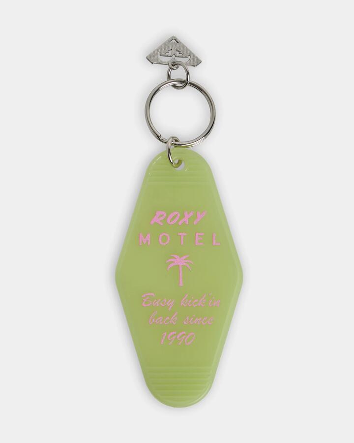 Image of Keychains. Product name - Roxy High Tide Keyring Lime in Lime colour by brand - Roxy