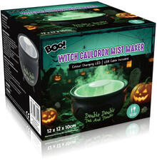 Image of Toys. Product name - Halloween Factory Witches Cauldron Mist Maker 10cm in colour by brand - Toymate