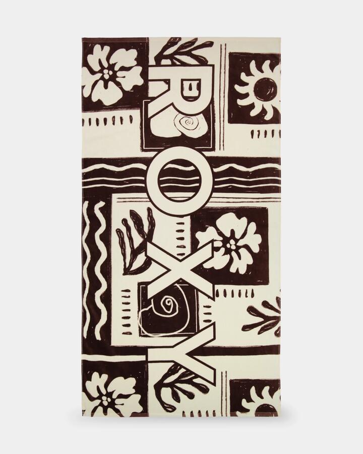Image of Towels. Product name - Roxy Fun And Adventure Towel Java in Java colour by brand - Roxy
