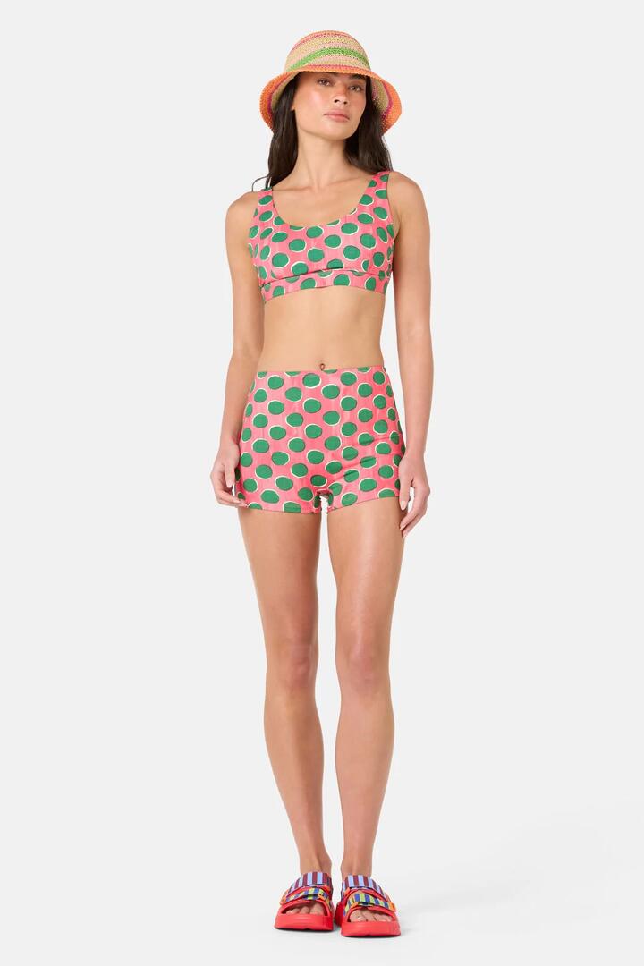 Image of Swimwear. Product name - Poetry Spot Bikini Top in Print colour by brand - Gorman