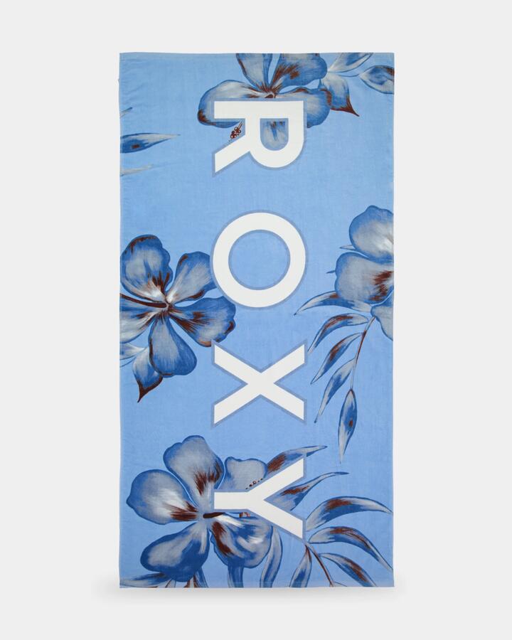 Image of Towels. Product name - Roxy Fun And Adventure Towel Placid Blue in Placid Blue colour by brand - Roxy