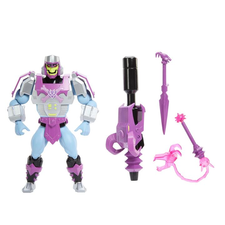 Image of Action Figures. Product name - Masters of the Universe x Transformers Megatron Armor Skeletor Action Figure in colour by brand - Masters of the Universe