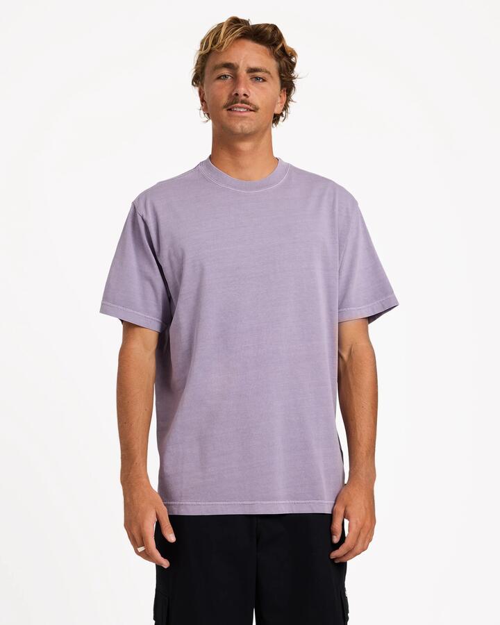 Image of T-Shirts. Product name - Billabong Mens Premium Wave Wash T-Shirt Purple Ash in Purple Ash colour by brand - Billabong