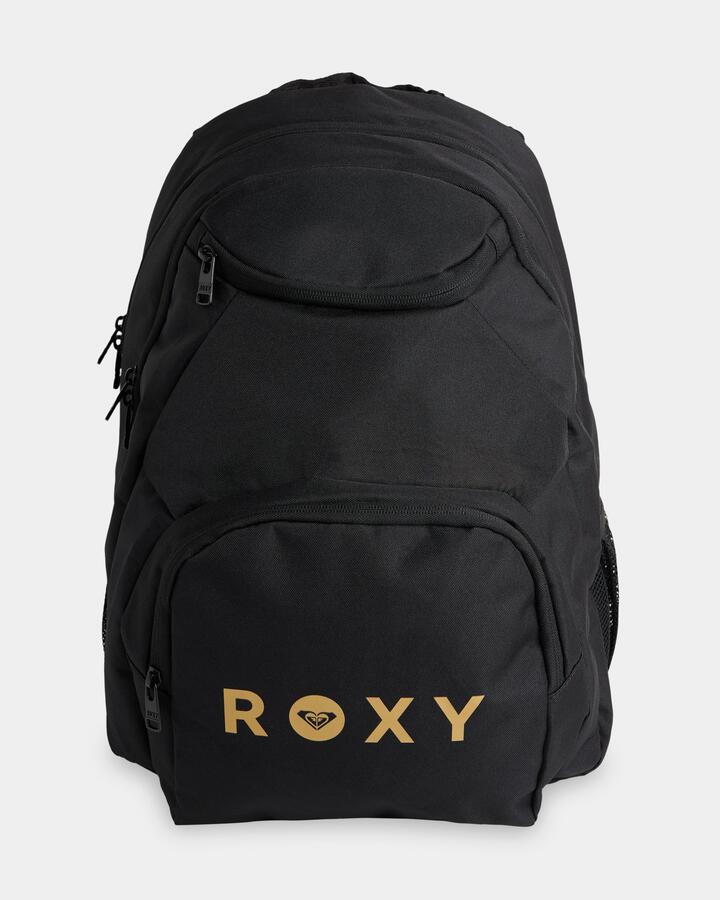 Image of Bags. Product name - Roxy Shadow Swell Backpack Black in Black colour by brand - Roxy