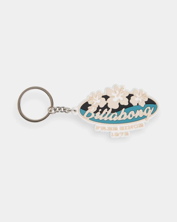 Image of Keychains. Product name - Billabong Womens Free Since 73 Keychain Multi in Multi colour by brand - Billabong