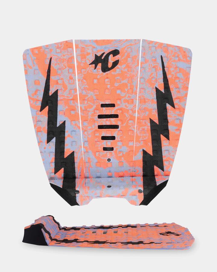 Image of Accessories. Product name - Creatures Of Leisure Mick Eugene Fanning Lite Ecopure Surf Traction Pad Multi in Multi colour by brand - Creatures Of Leisure