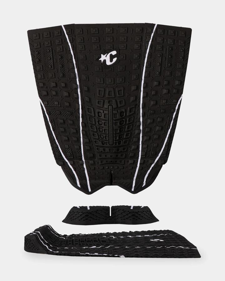 Image of Accessories. Product name - Creatures Of Leisure Pronto 1.5 Pin Tail Ethan Ewing Surf Traction Pad Black White Panel in Black White Panel colour by brand - Creatures Of Leisure