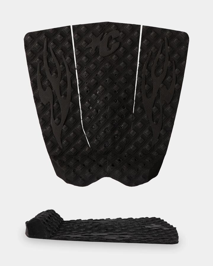 Image of Accessories. Product name - Creatures Of Leisure Toddler Griffin Colapinto Lite Surf Traction Pad Black Out Flames in Black Out Flames colour by brand - Creatures Of Leisure