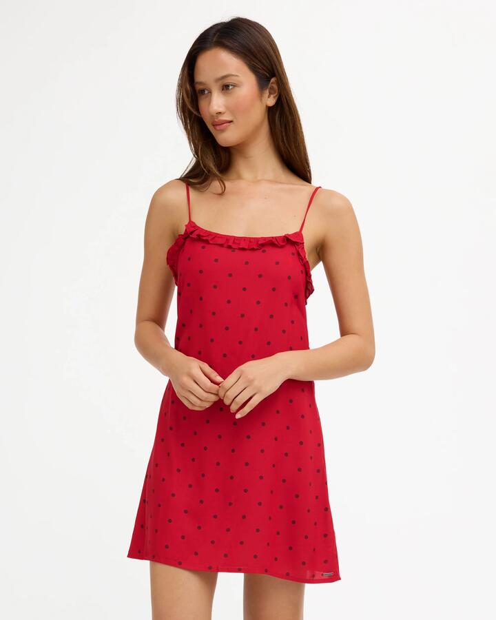 Image of Dresses. Product name - Volcom Womens Stonesun Mini Sundress Samba in Samba colour by brand - Volcom